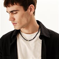 Necklace Breil Man in Steel Sodalite TJ4136 - TJ4136